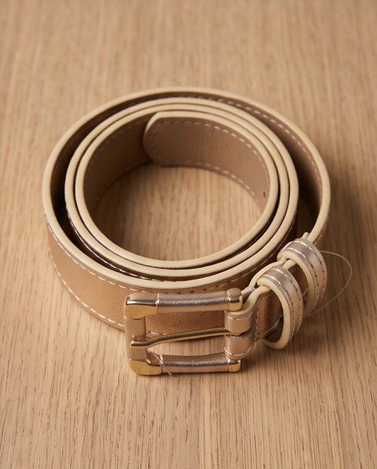 Leather belt