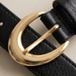 Leather belt