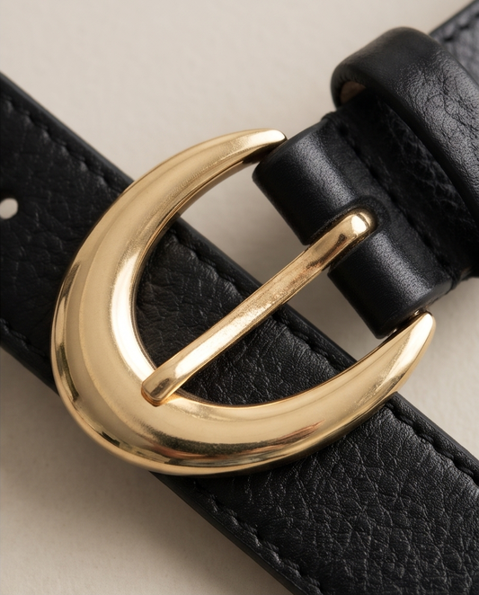 Leather belt