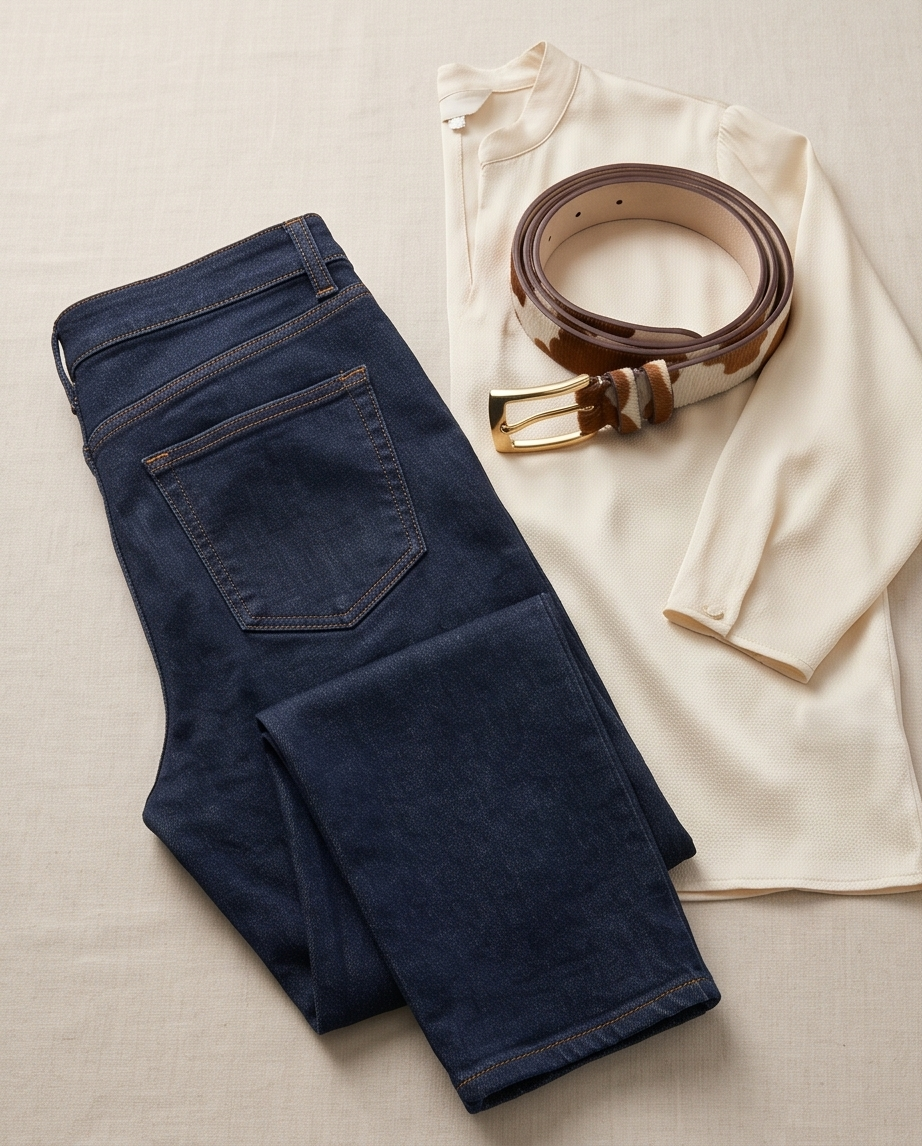 Leather belt