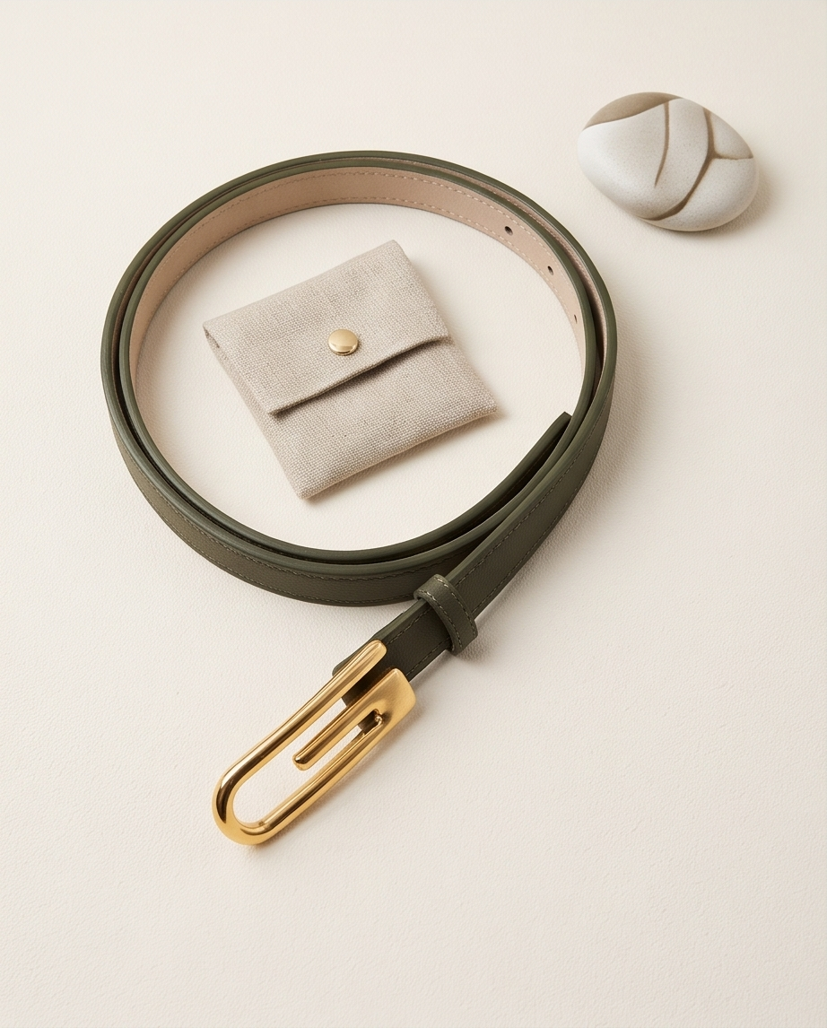 Leather belt
