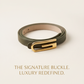 Leather belt
