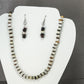 Citrine and jade gold-filled necklace    18” or 45cm