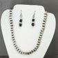 Citrine and jade gold-filled necklace    18” or 45cm