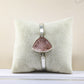 Rose quartz and sterling silver