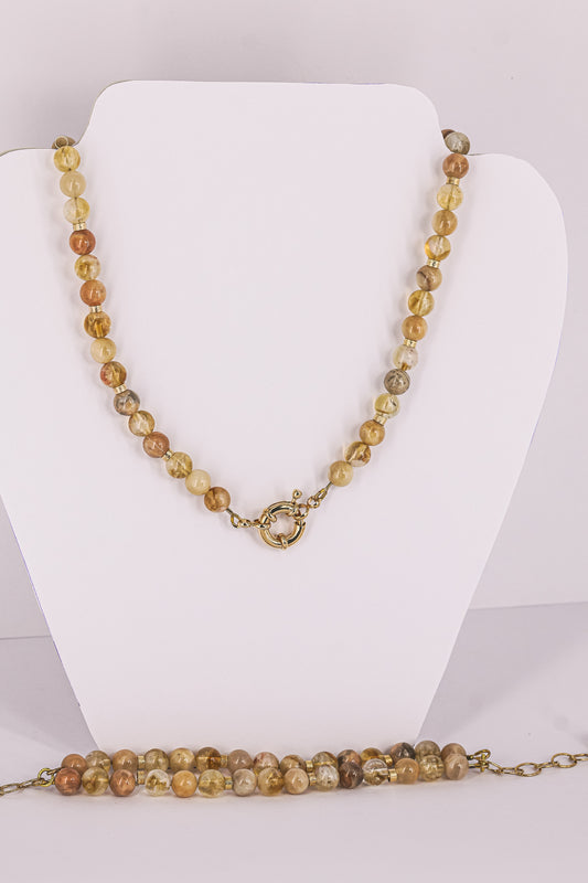 Rutilated stones
