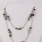 Chipped-stone sterling silver .925 necklace   31” or 93cm