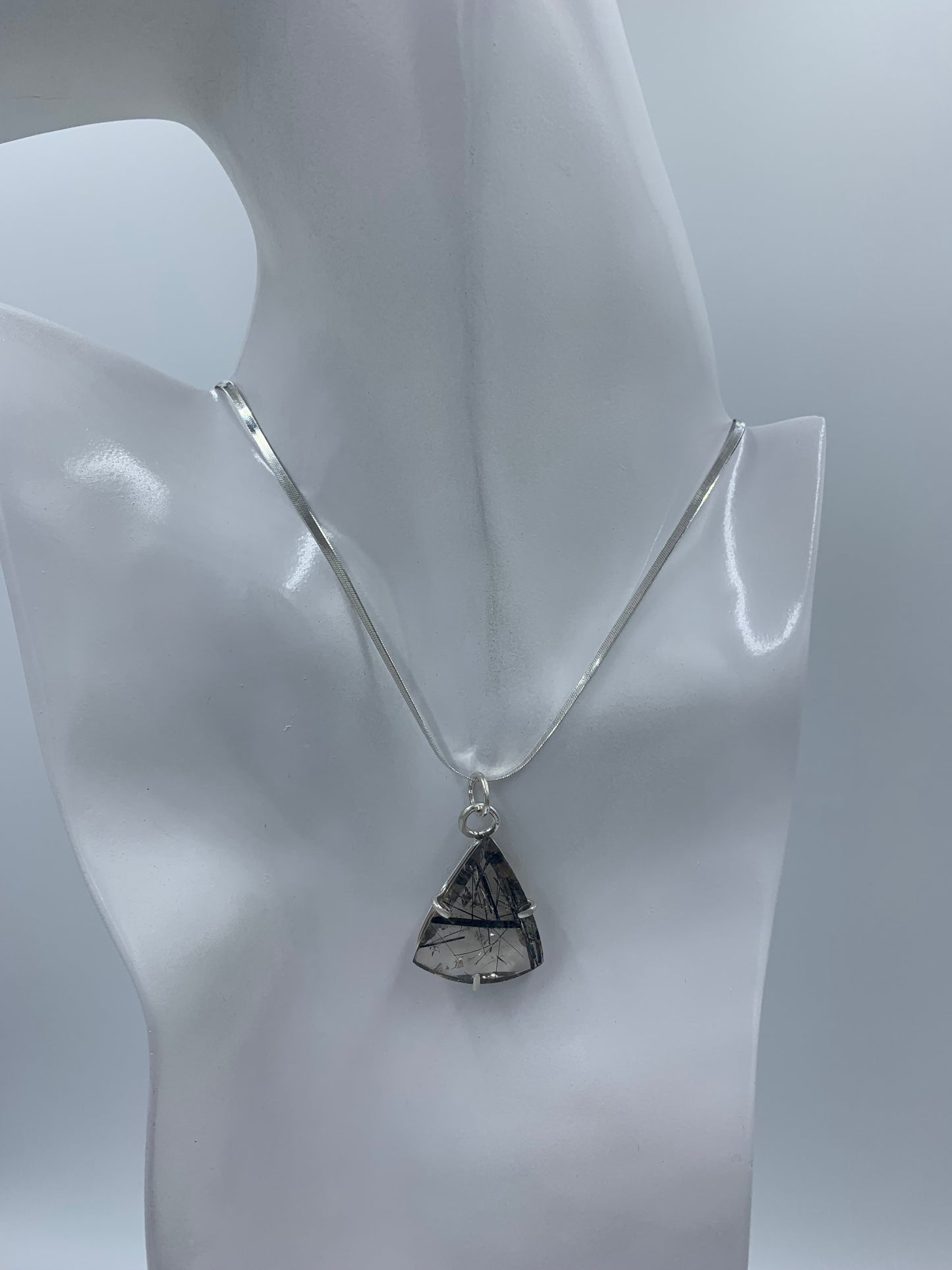 Landscape Rutile and sterling silver .925 (Pendant only)