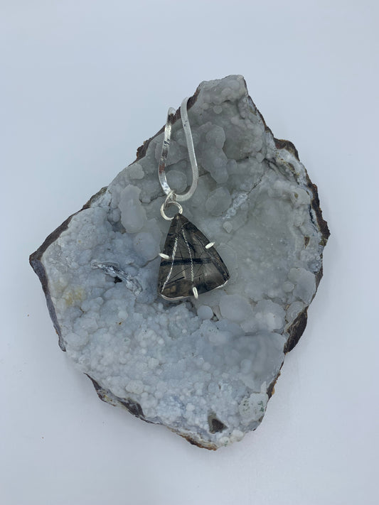 Landscape Rutile and sterling silver .925 (Pendant only)