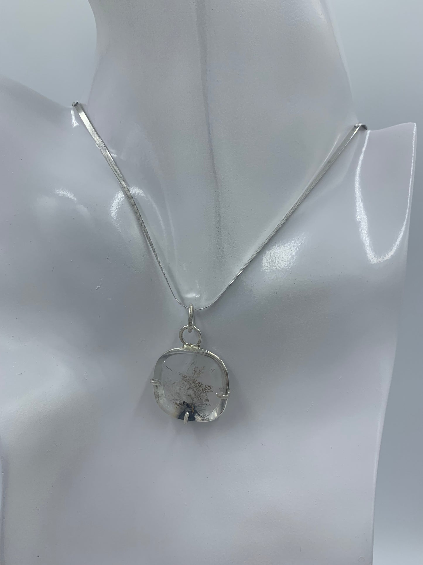 Landscape Rutile and sterling silver .925 (Pendant only)