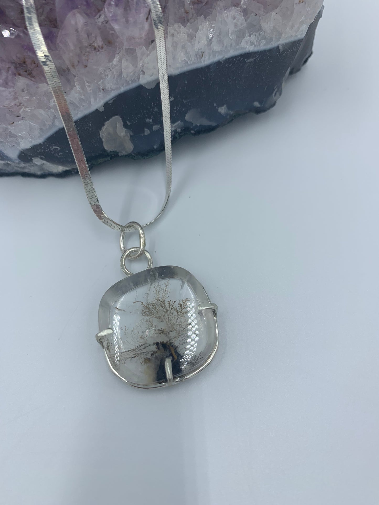 Landscape Rutile and sterling silver .925 (Pendant only)